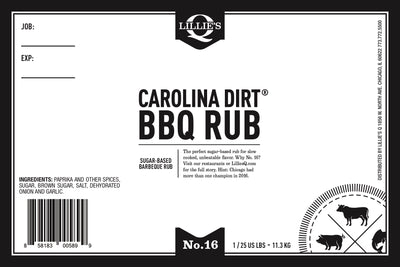 Carolina Dirt BBQ Rub 25 LB